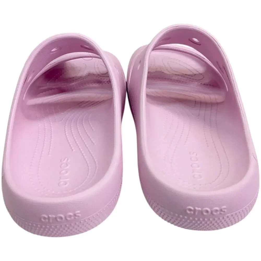 NEW Crocs Classic Slides Sandals 2.0 Ballerina Pink Straps Mens 12 Womens 14